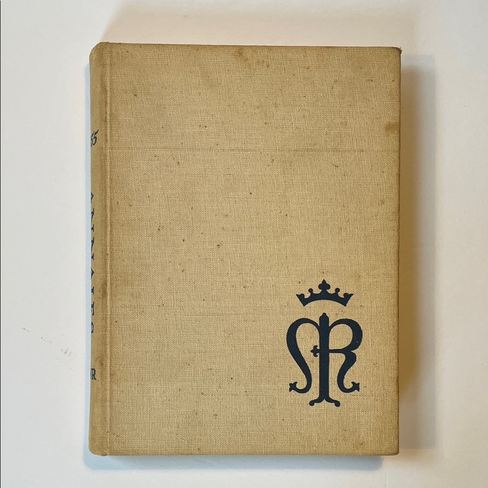 Vintage 1955 College of New Rochelle Yearbook Cloth Hardcover Book Annales